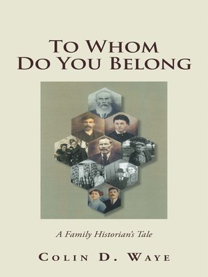 cover image of To Whom Do You Belong